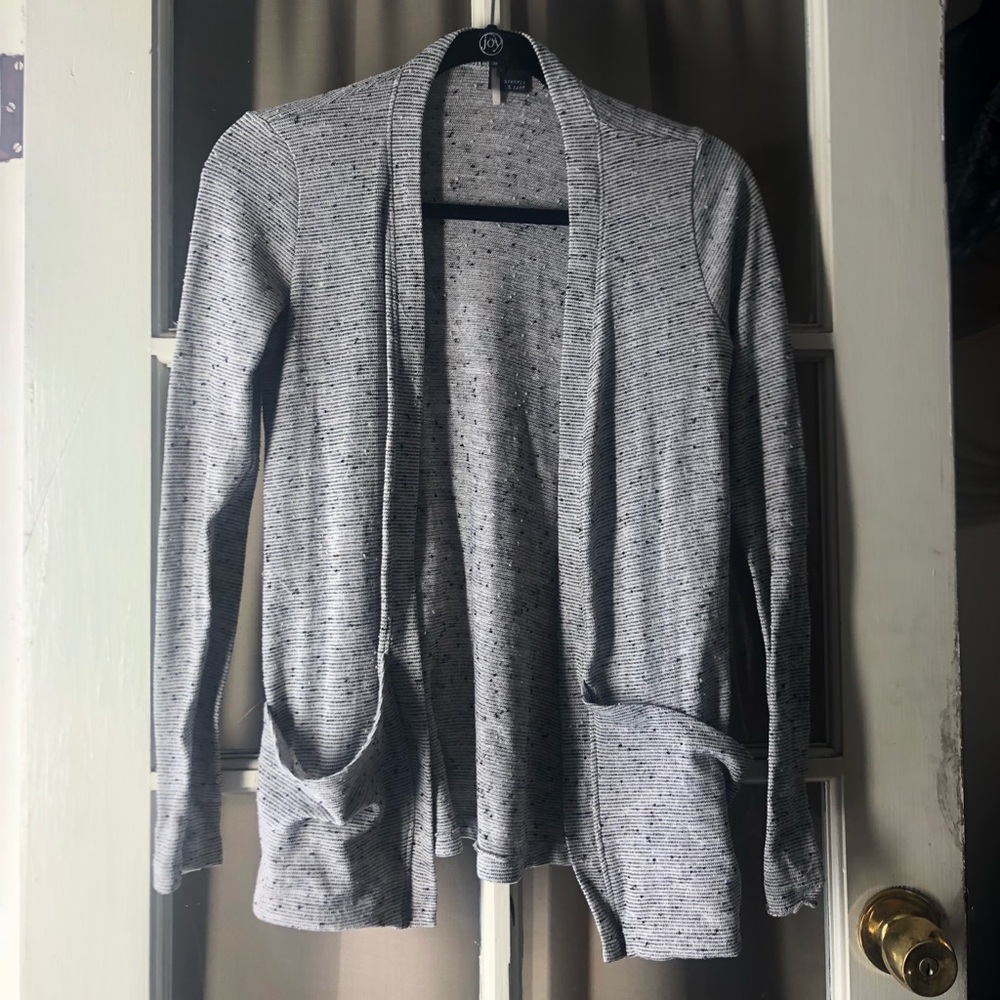 Sparkle and Fade Grey Cardigan